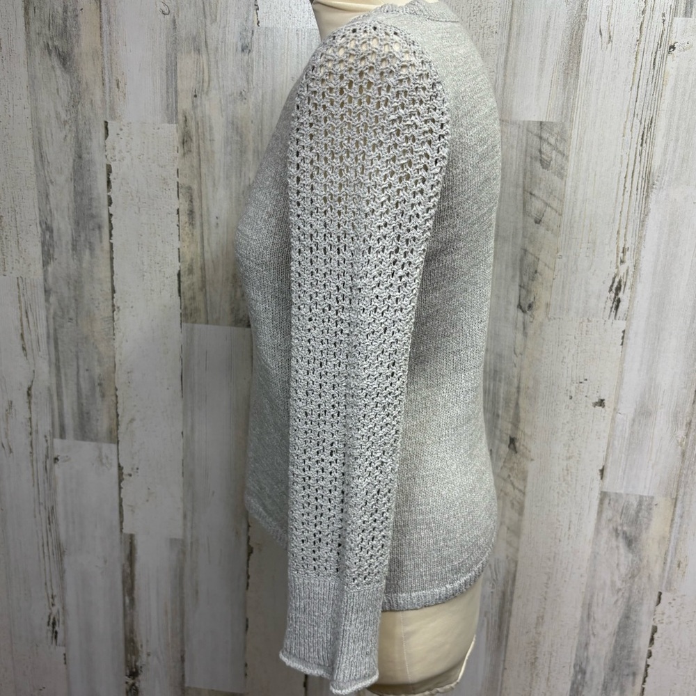 LOFT Crochet‎ Sleeve Sweater - Picture 3 of 7